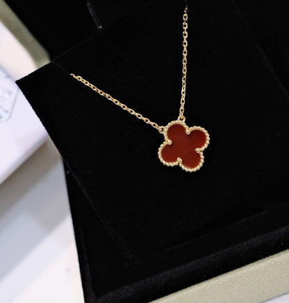 ¡®Glow Jewelry¡¯KLEE 15MM KARNEOL EINZELBLUME HALSKETTE