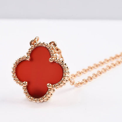 ¡®Glow Jewelry¡¯KLEE 15MM KARNEOL EINZELBLUME HALSKETTE