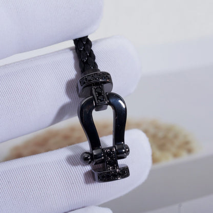 ¡®Glow Jewelry¡¯FORCE LARGE SERIES HORSESHOE BLACK SAMURAI BRACELET
