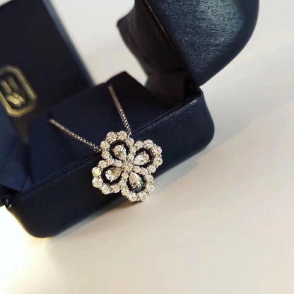 ¡®Glow Jewelry¡¯LOOP NECKLACE FULL MOTIF DIAMOND 16MM MULTIPLE COLORS