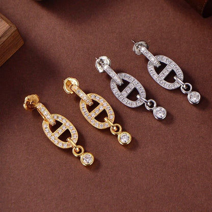 „Glow Jewelry“HM CHAINE DIAMANT-OHRRINGE