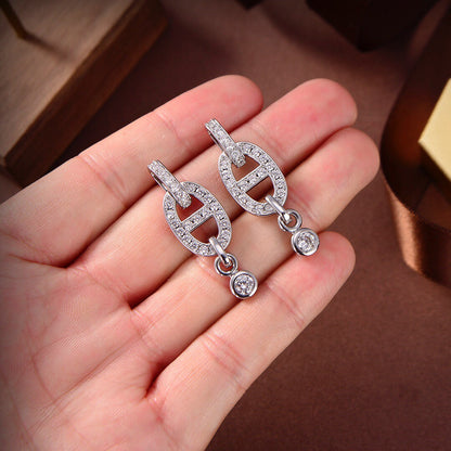 „Glow Jewelry“HM CHAINE DIAMANT-OHRRINGE