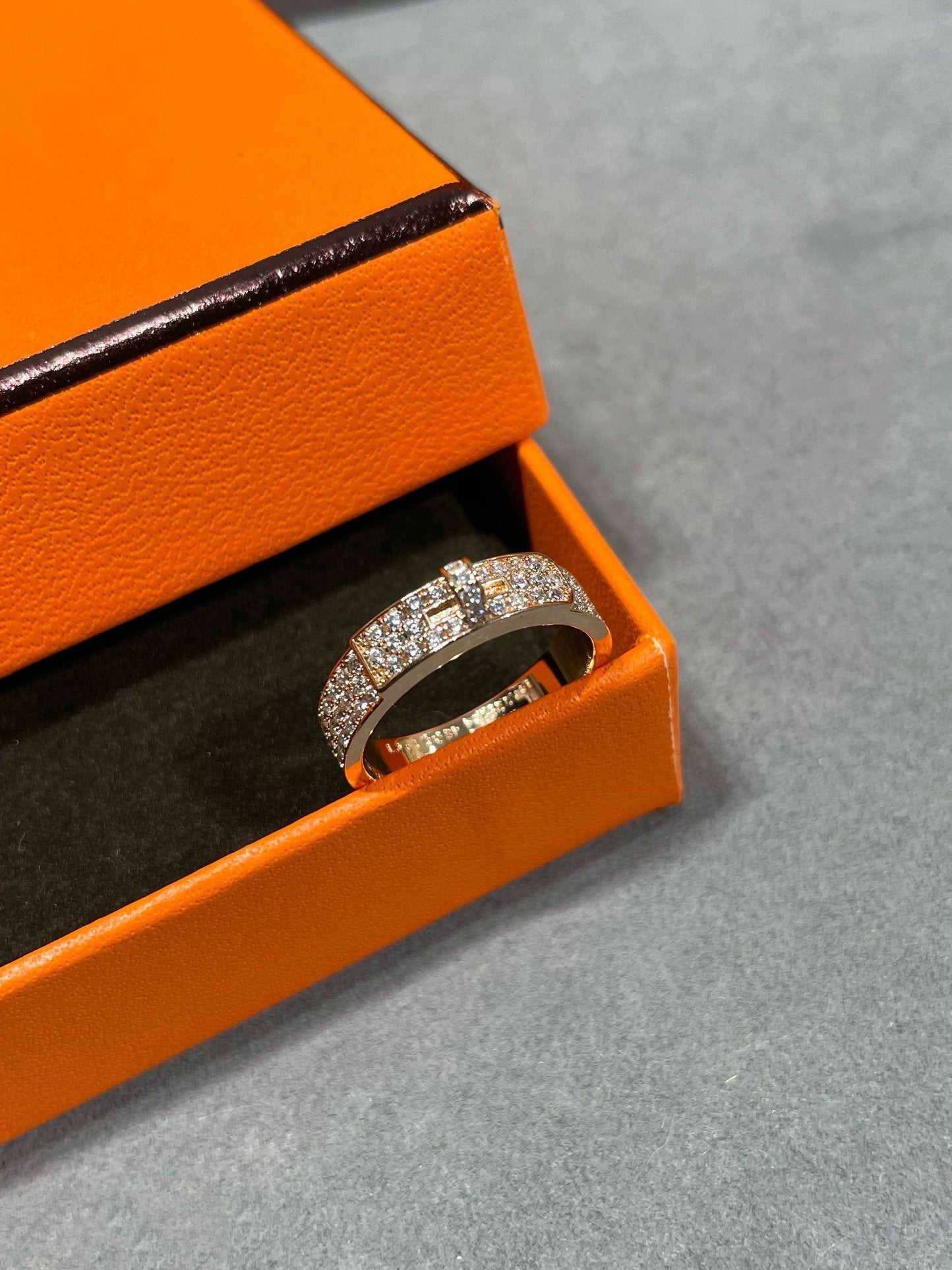 „Glow Jewelry“ KELLY PINK GOLD DIAMOND RING
