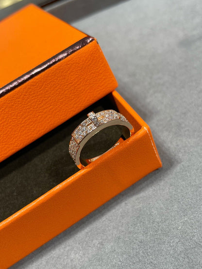 „Glow Jewelry“ KELLY PINK GOLD DIAMOND RING