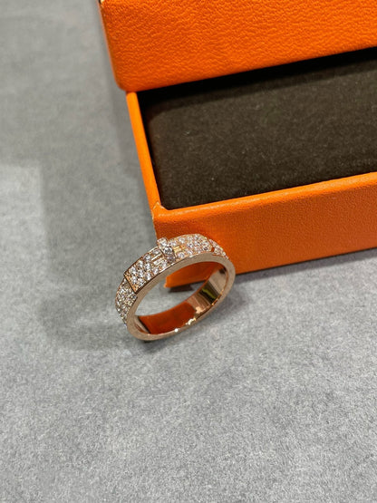 „Glow Jewelry“ KELLY PINK GOLD DIAMOND RING