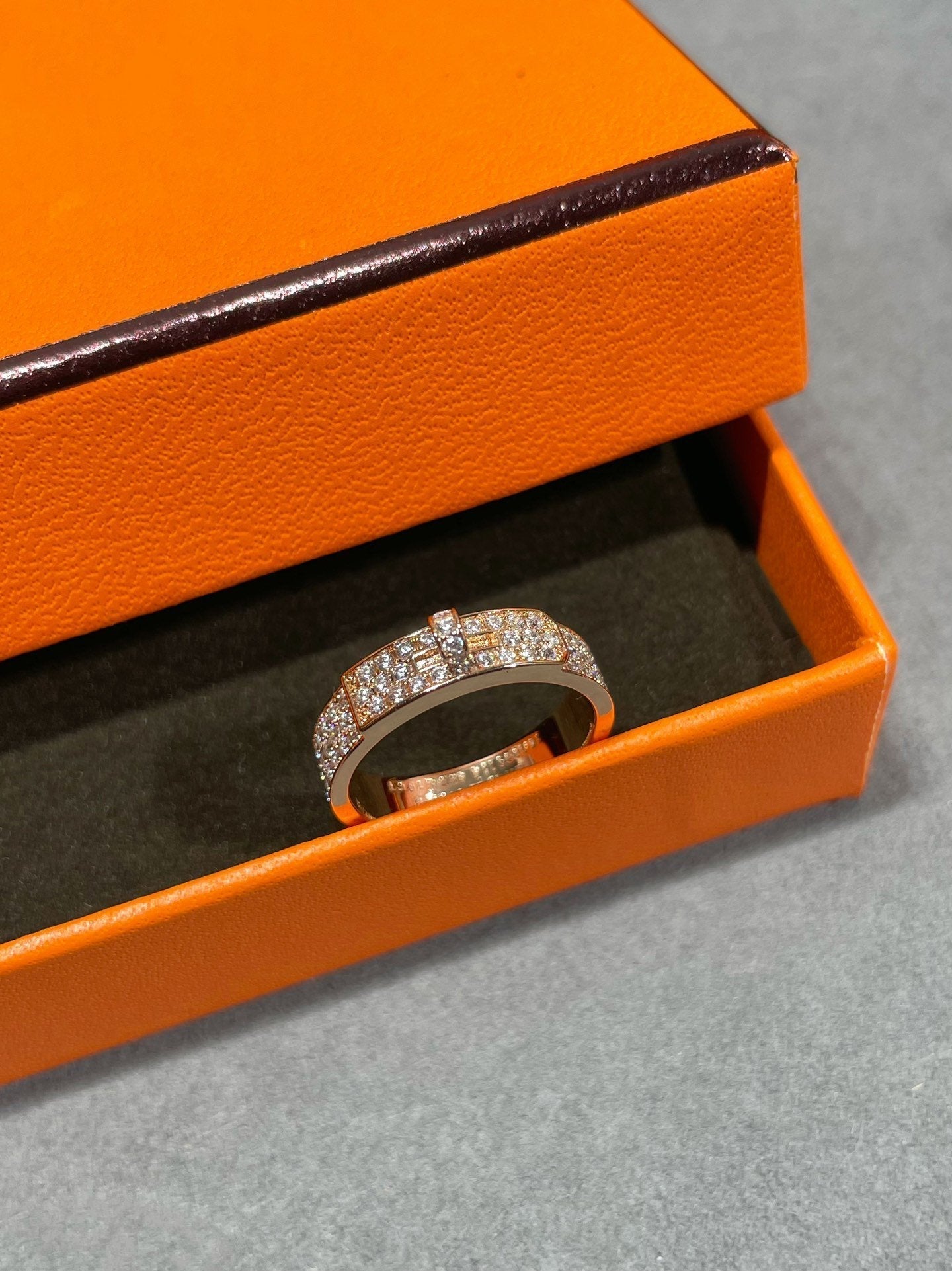 „Glow Jewelry“ KELLY PINK GOLD DIAMOND RING