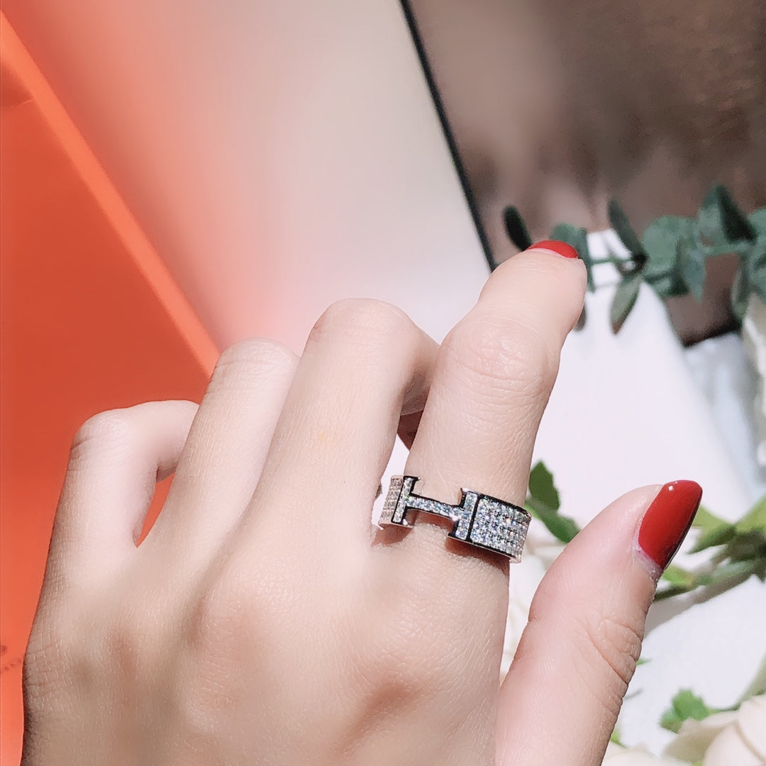 „Glow Jewelry“ H RING FULL DIAMOND