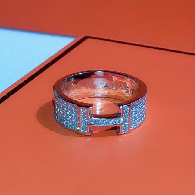 „Glow Jewelry“ H RING FULL DIAMOND