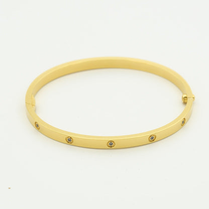 [Glow Jewelry]LOVE BRACELET 3.65MM 10 DIAMONDS
