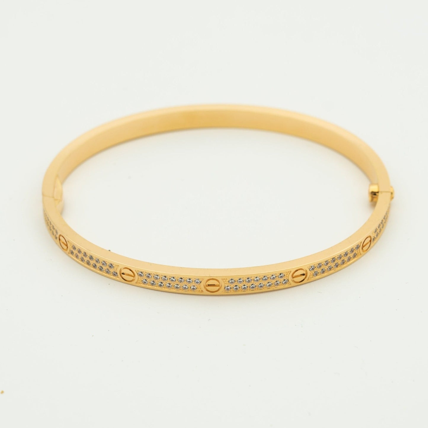 [Glow Jewelry]LOVE BRACELET 3.65MM DIAMOND-PAVED