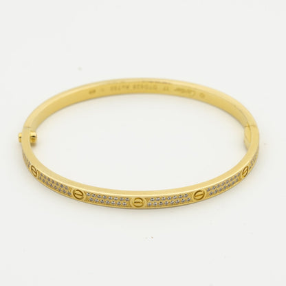 ¡®Glow Jewelry¡¯LOVE BRACELET 3.65MM DIAMOND-PAVED