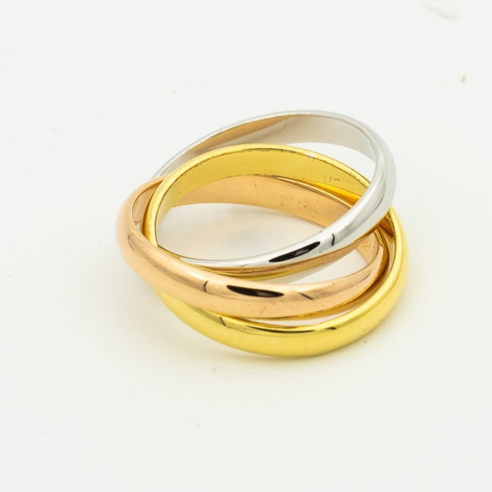 ®Glow Jewelry®トリニティリング ゴールド ピンクゴールド シルバー