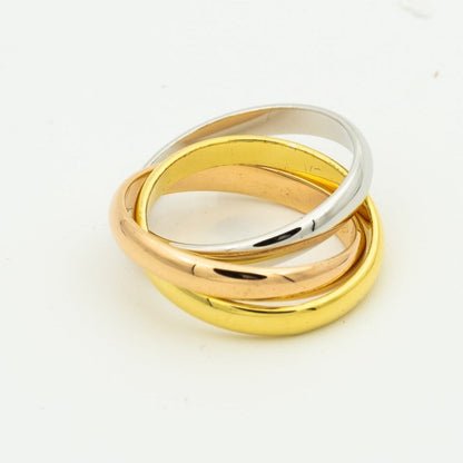 ®Glow Jewelry®トリニティリング ゴールド ピンクゴールド シルバー