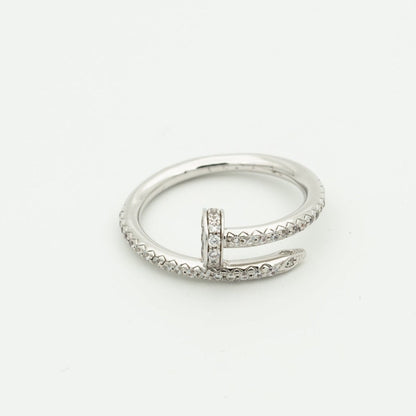 ¡®Glow Jewelry¡¯JUSTE RING 1.8MM SILVER DIAMONDS