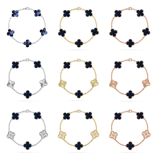 [Glow Jewelry]Neue CLOVER 5 MOTIV PIETERSIT ARMBAND KOLLEKTION