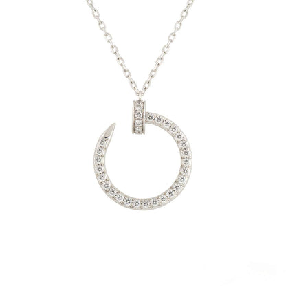 ¡®Glow Jewelry¡¯JUSTE NECKLACE SILVER DIAMONDS