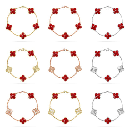 [Glow Jewelry]Neue ARMBANDKOLLEKTION KLASSISCHES ROTES BLUMENMUSTER