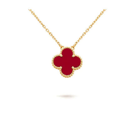 ¡®Glow Jewelry¡¯KLEE 15MM KARNEOL EINZELBLUME HALSKETTE