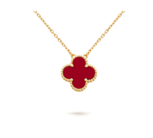¡®Glow Jewelry¡¯KLEE 15MM KARNEOL EINZELBLUME HALSKETTE