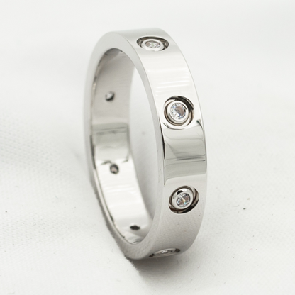 [Glow Jewelry]LOVE RING 3.6MM 8 DIAMONDS