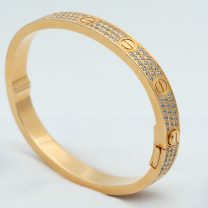 ¡®Glow Jewelry¡¯LOVE BRACELET 6.1MM DIAMOND-PAVED