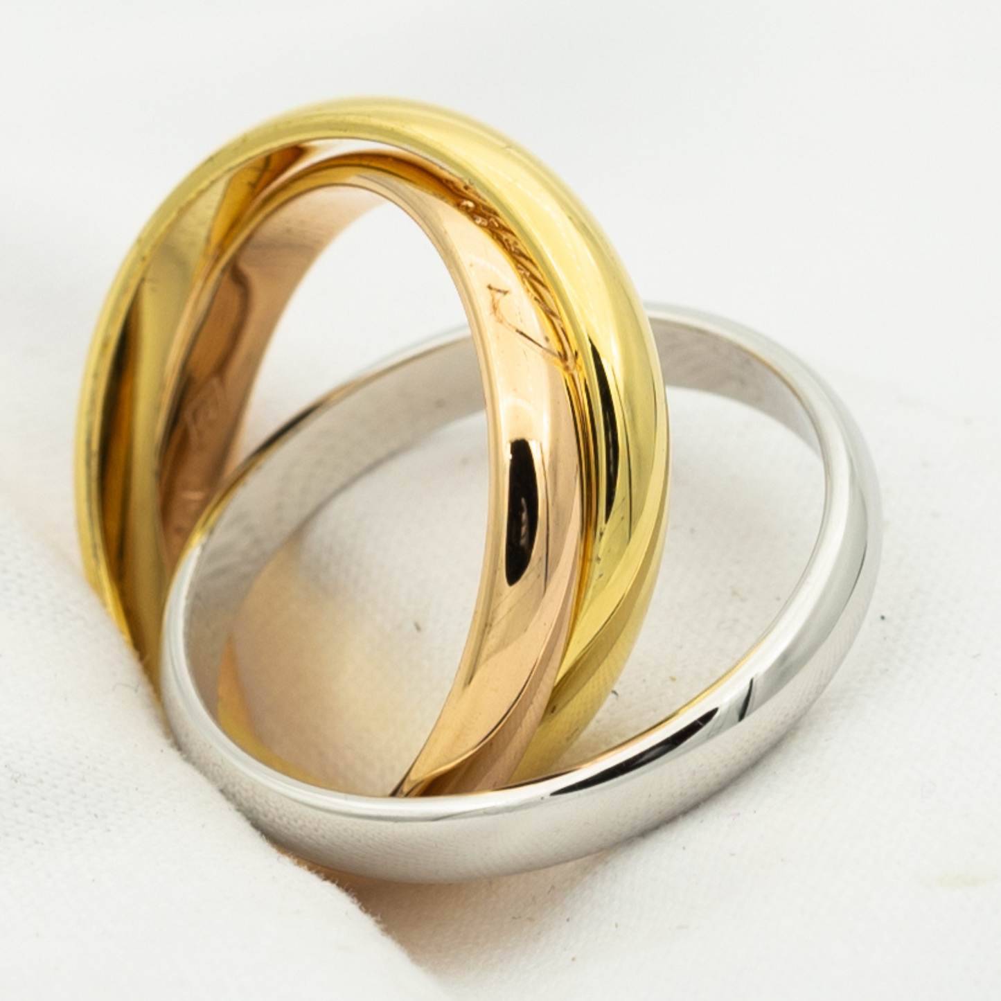 ®Glow Jewelry®トリニティリング ゴールド ピンクゴールド シルバー