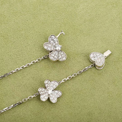 ¡®Glow Jewelry¡¯FRIVOLE SILBER 9 BLUMEN HALSKETTE