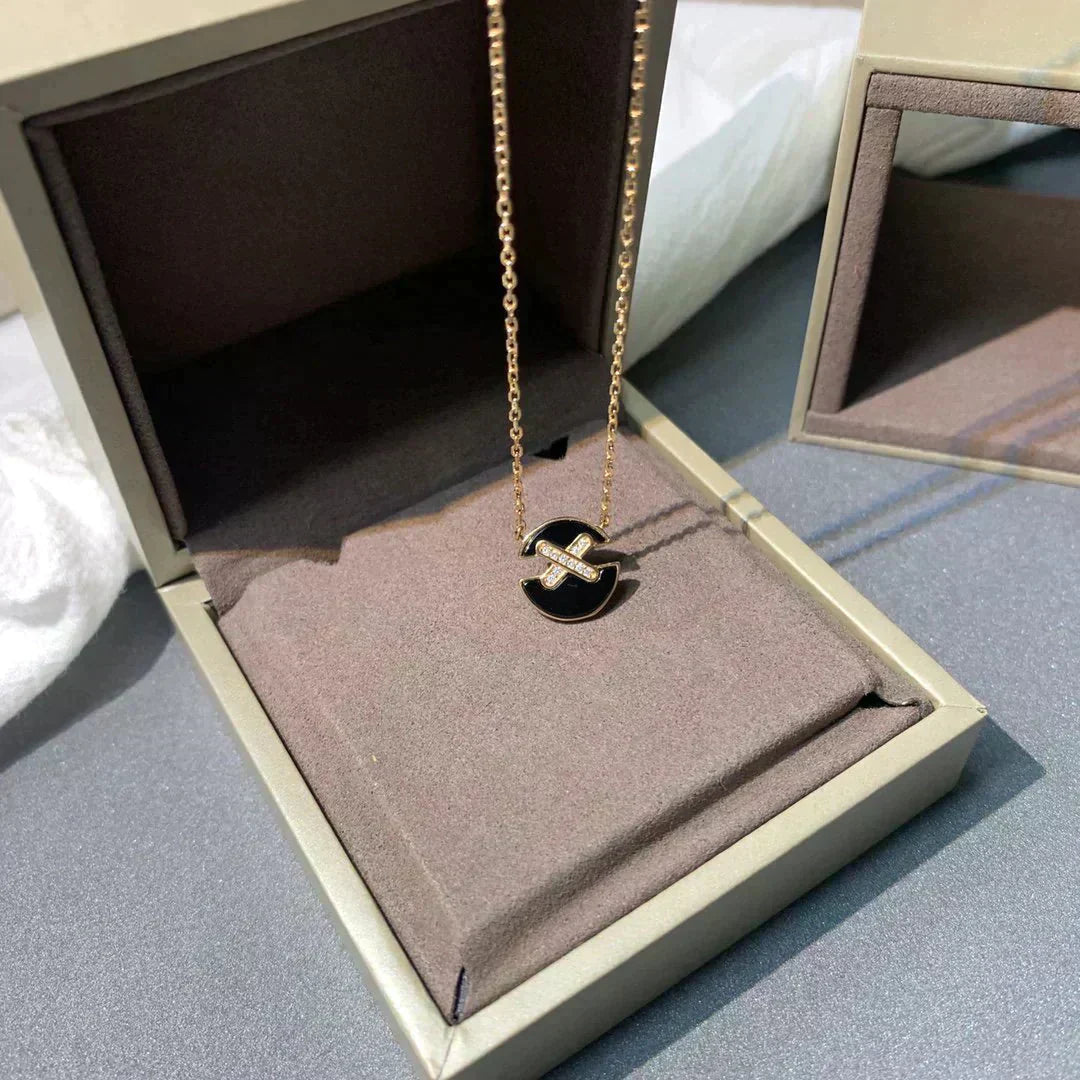 ¡®Glow Jewelry¡¯JEUX DE ROSE GOLD DIAMOND NECKLACE