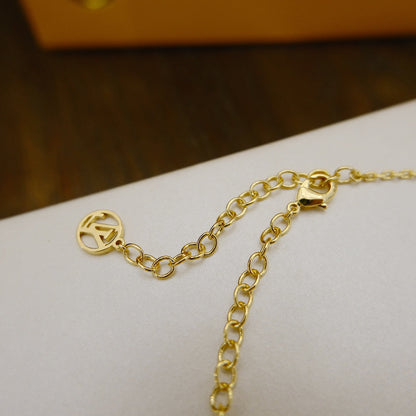 „Glow Jewelry“ BLOOMING SUPPLE HALSKETTE MESSING