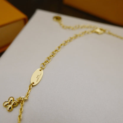 „Glow Jewelry“ BLOOMING SUPPLE HALSKETTE MESSING