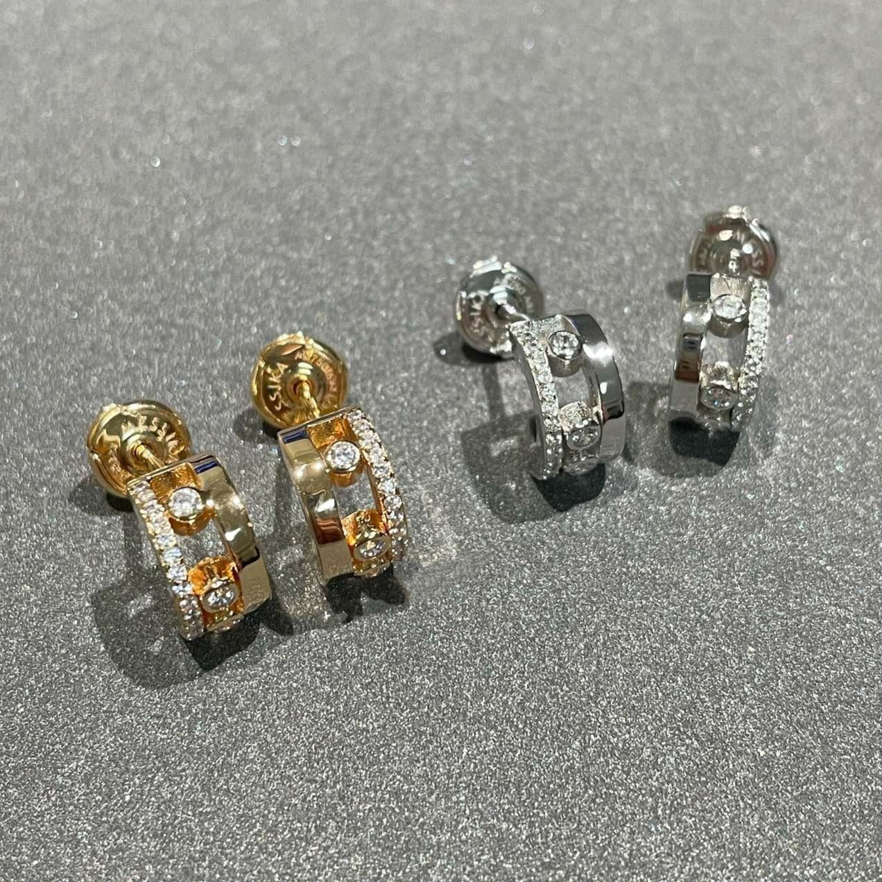 [Glow Jewelry]MOVE ROMANE EARRINGS DIAMOND