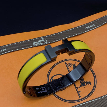 [Glow Jewelry]CLIC HM SO BLACK YELLOW BRACELET