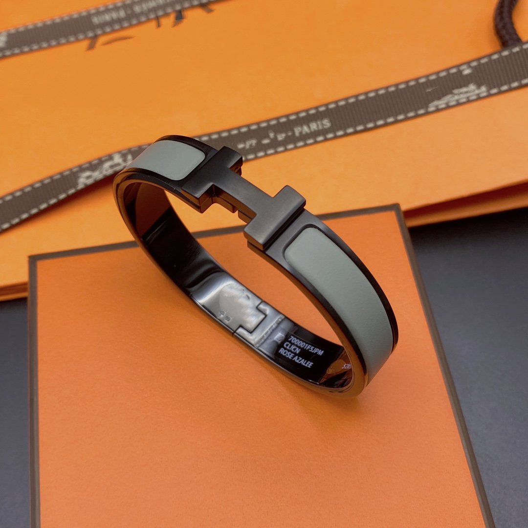 Glow Jewelry CLIC HM SO BLACK GREY ARMBAND