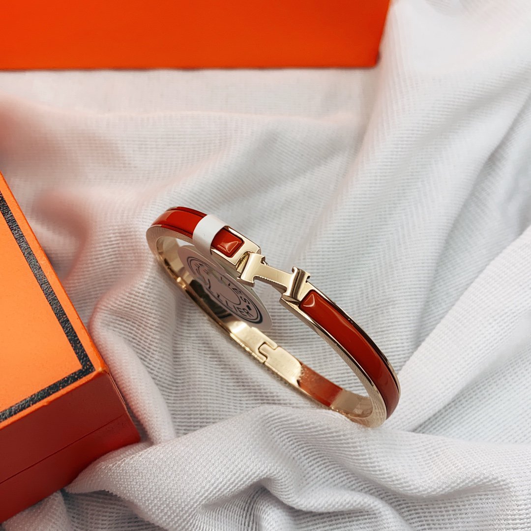 ¡®Glow Jewelry¡¯KLASSISCHES HM CLIC ROT 8MM EMAILLE ARMBAND