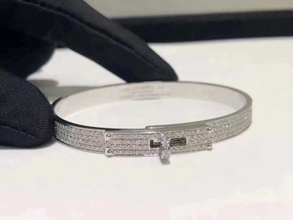 ¡®Glow Jewelry¡¯HM KELLY BRACELET IN SILVER AND FULL PAVE DIAMOND