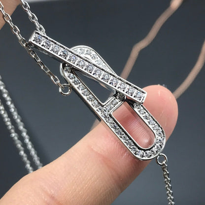 [Glow Jewelry]HM NECKLACE PLATINUM ROSE GOLD DIAMOND