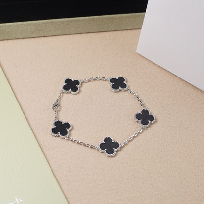[Glow Jewelry]Neue CLOVER 5 MOTIF ONYXS ARMBAND KOLLEKTION