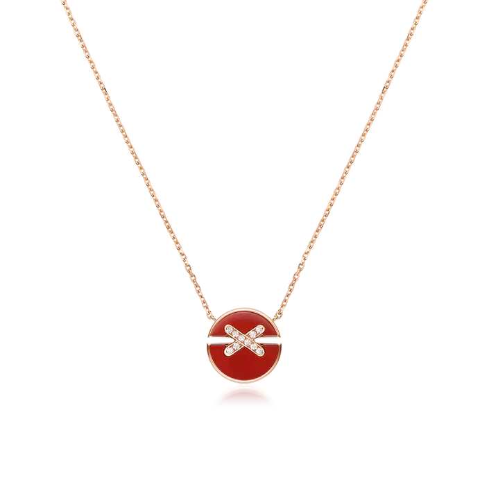 ¡®Glow Jewelry¡¯JEUX DE ROSE GOLD DIAMOND NECKLACE