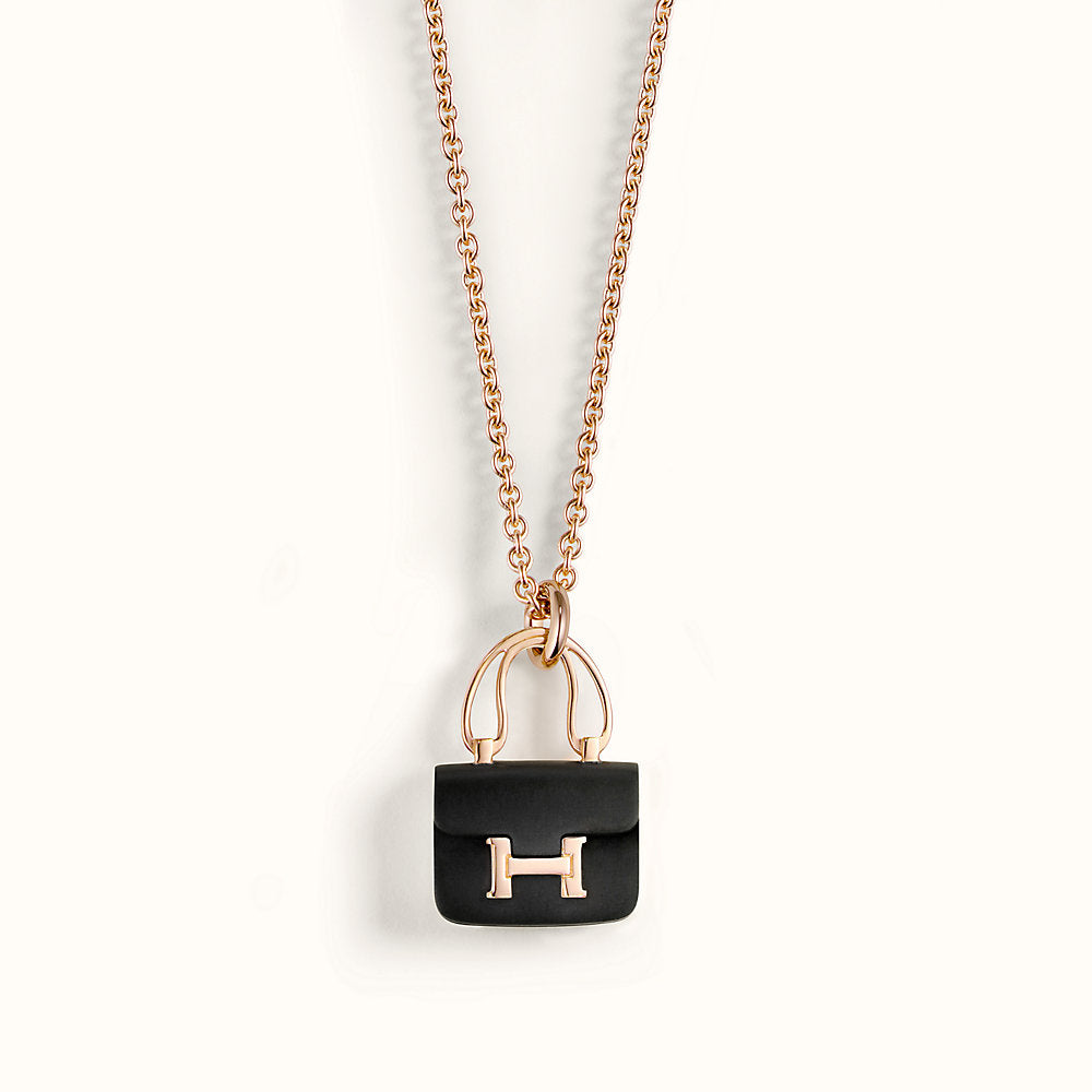 „Glow Jewelry“ CONSTANCE SCHWARZER ANHÄNGER ROSÉGOLD KETTE