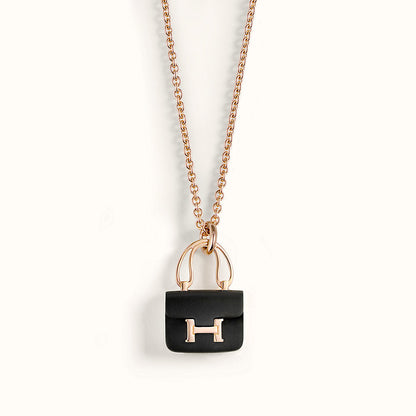„Glow Jewelry“ CONSTANCE SCHWARZER ANHÄNGER ROSÉGOLD KETTE