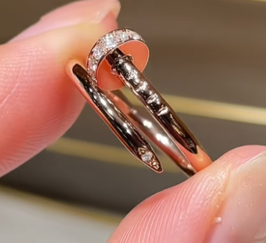 [Glow Jewelry]JUSTE RING 1.88MM PINK GOLD DIAMOND
