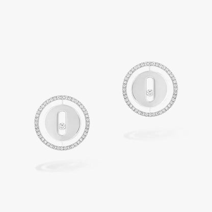 [Glow Jewelry]Lucky Move Diamond Earrings