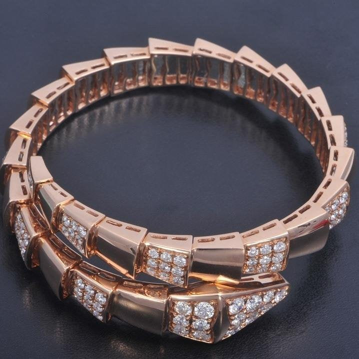 [Glow Jewelry]SERPENTI BRACELET PINK GOLD DIAMOND