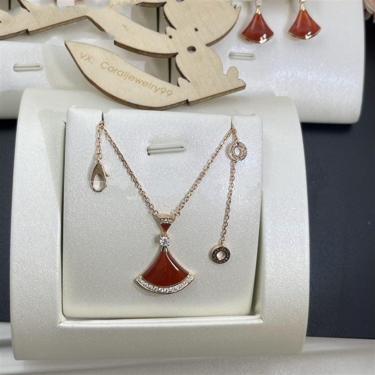 [Glow Jewelry]DREAM NECKLACE CARNELIAN DIAMOND