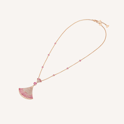 [Glow Jewelry]DREAM NECKLACK DIAMOND PINK GOLD