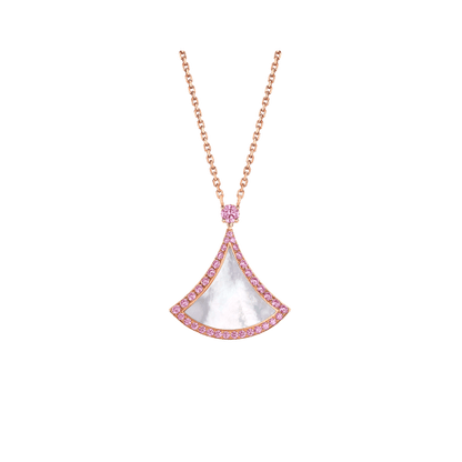[Glow Jewelry]DREAM NECKLACE MOP DIAMOND PINK
