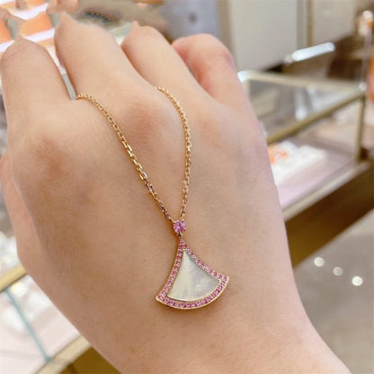 [Glow Jewelry]DREAM NECKLACE MOP DIAMOND PINK