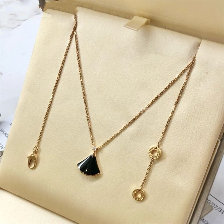 [Glow Jewelry]DREAM NECKLACE ONYX 1 DIAMOND