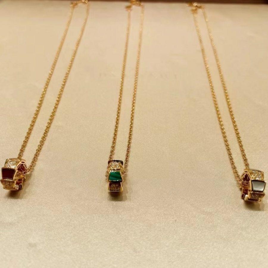 [Glow Jewelry]SERPENTI PEDANT DIAMOND NECKLACE