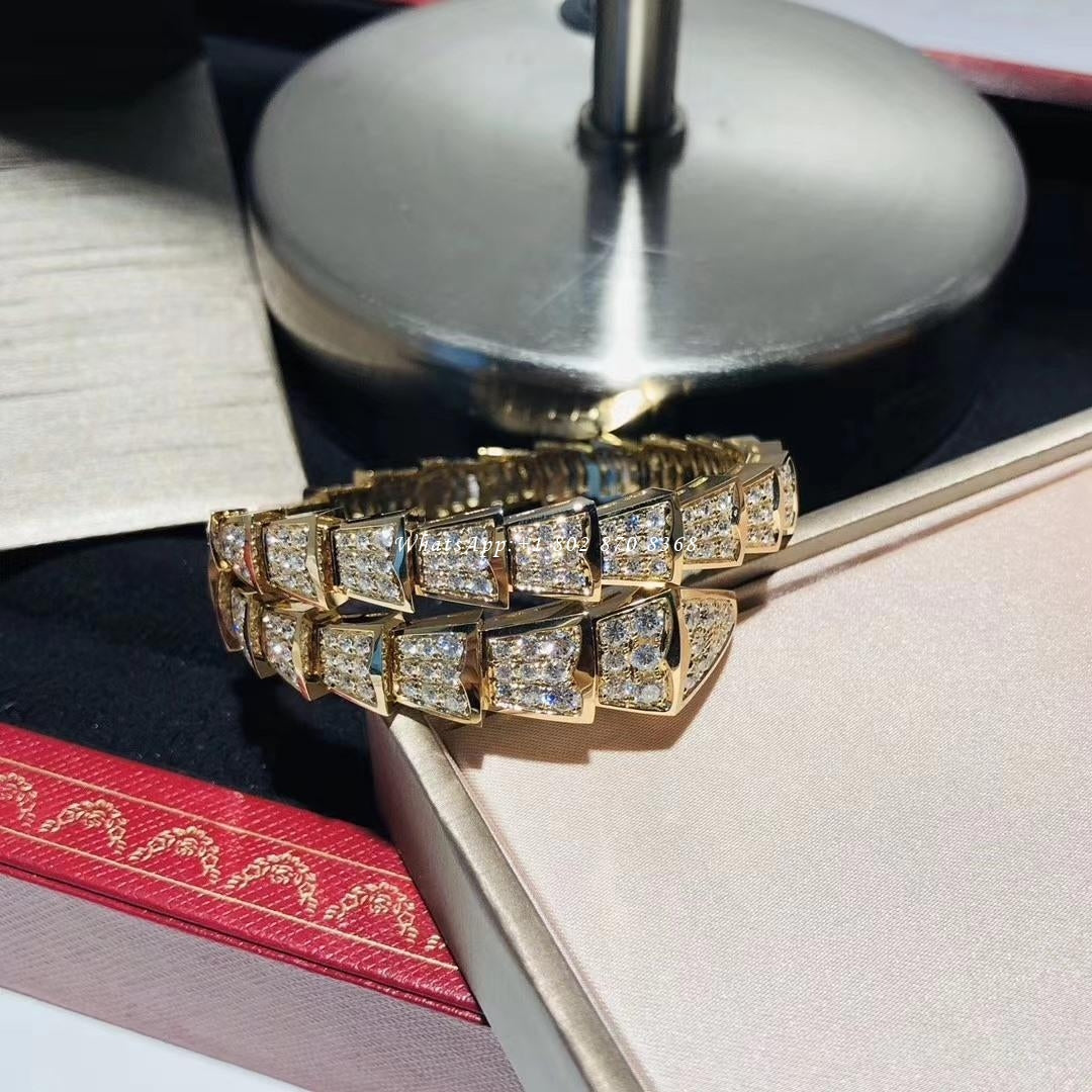 [Glow Jewelry]SERPENTI BRACELET 8MM GOLD DIAMOND